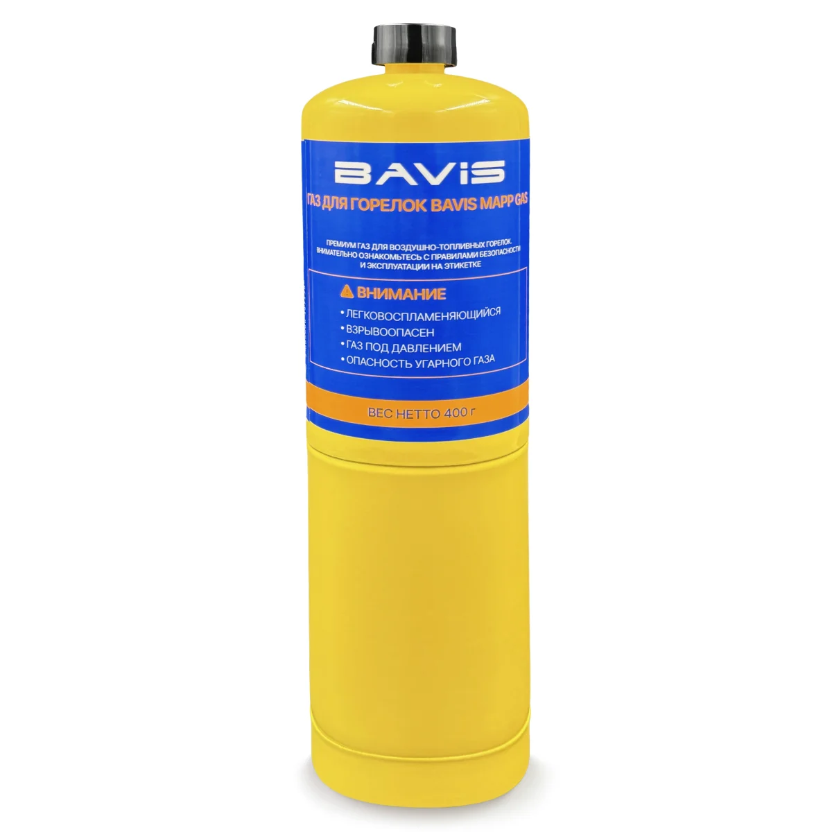 Газовый баллон BAVIS MAPP GAS, баллон 400гр