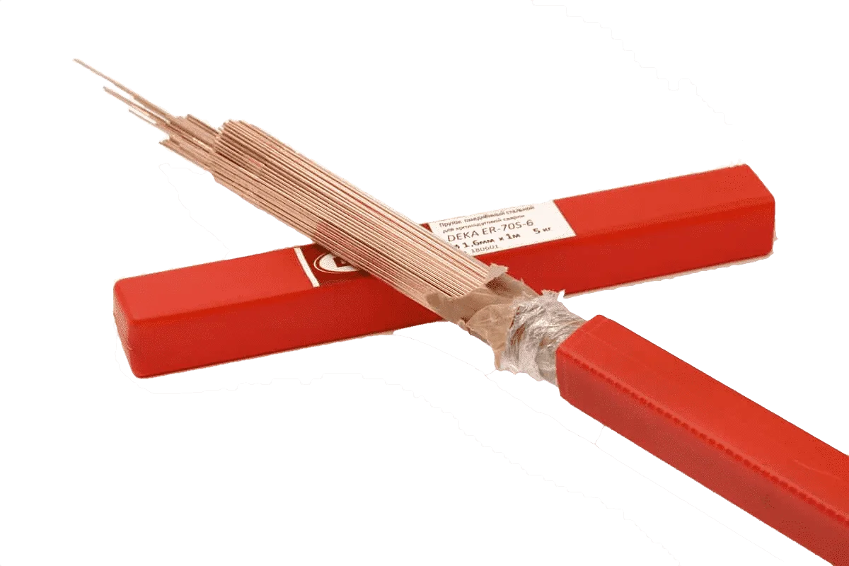 Пруток омедненный DEKA ER70S-6 по 5 кг (СВ-08Г2С) d2.0