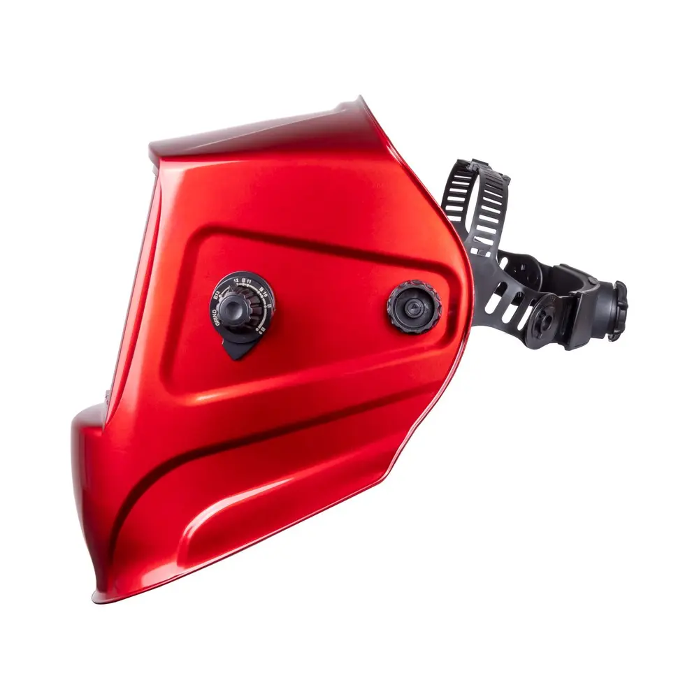Маска сварщика GEFEST красная без коробки (ф-р 9500V, пр-во FoxWeld),без коробки