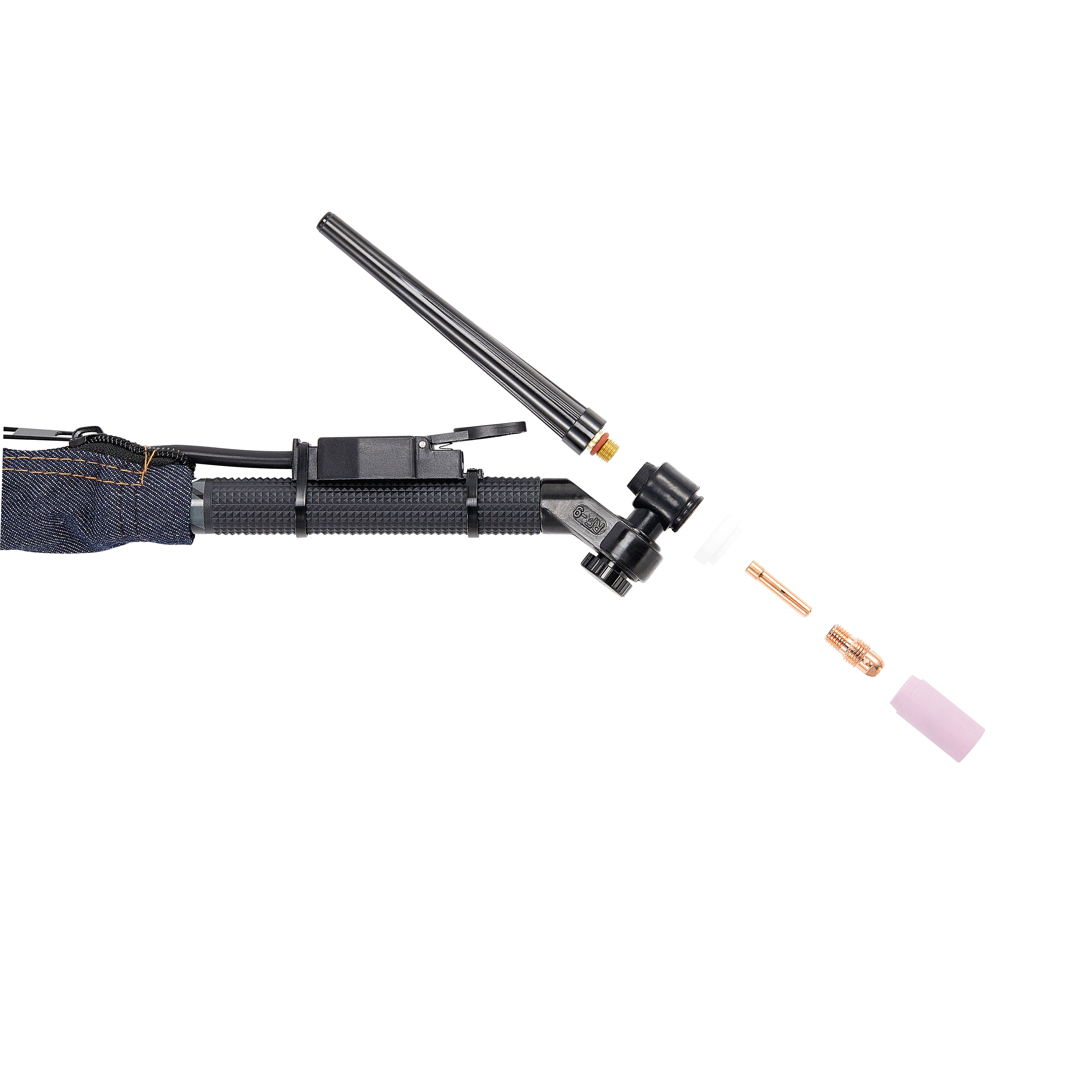 9 TIG RF (8м) Горелка сварочная START SuperFlex EV09RF-80