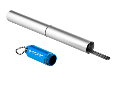 Темно-синий пенал для хранения вольфрамовых электродов