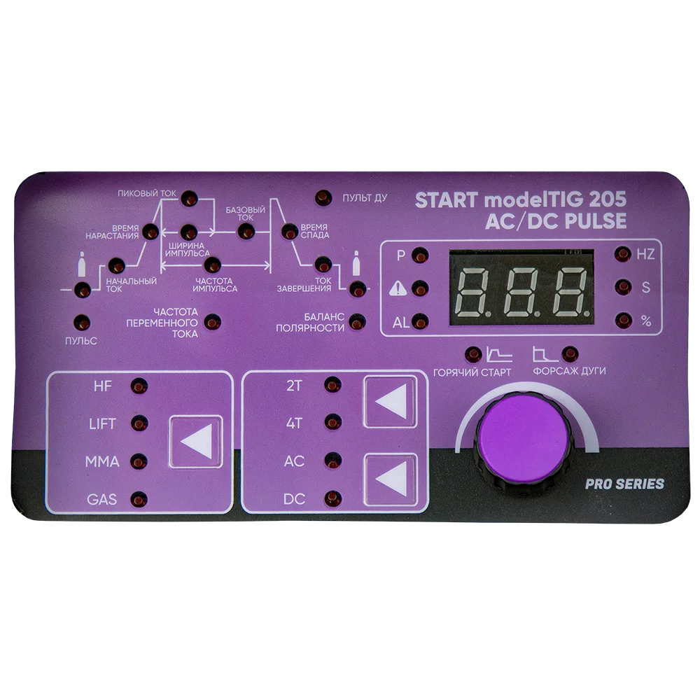 START modelTIG 205 AC/DC TIG PULSE Установка аргонодуговой сварки 3W205AP