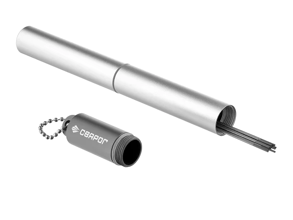 Серый пенал для хранения вольфрамовых электродов