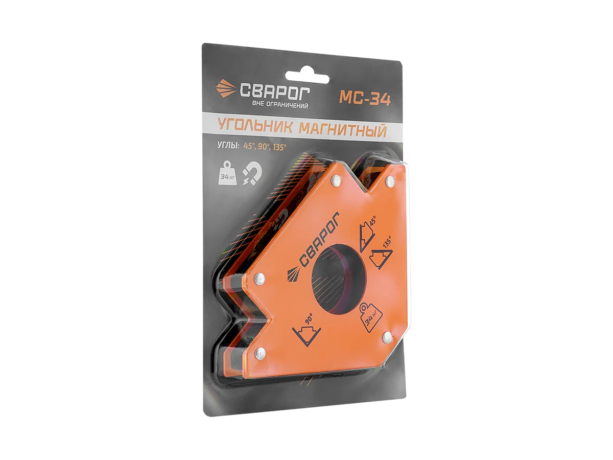 Угольник магнитный МС–34