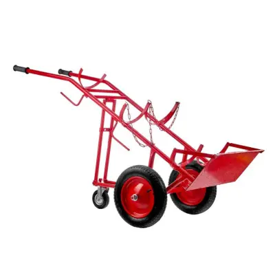 Тележка 3-х колесная под 2 баллона (50л + 40л)