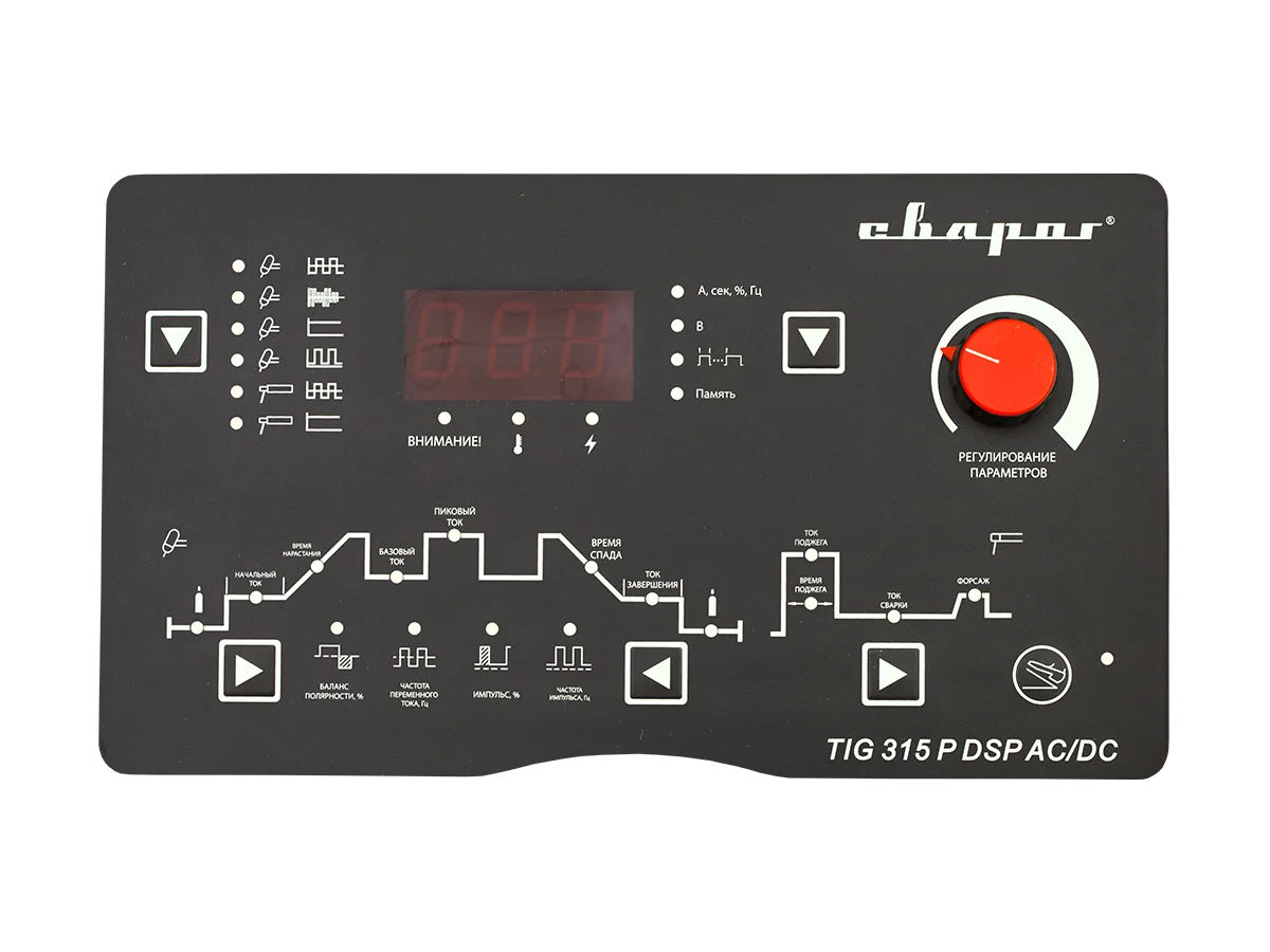Аргонодуговой сварочный аппарат TECH TIG 315 P DSP AC/DC (E106)
