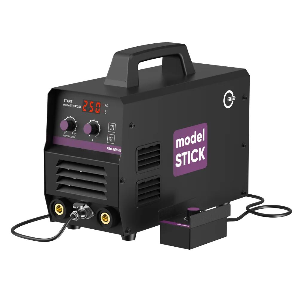 START modelSTICK 255 Сварочный инвертор 1W255 сварочный аппарат MMA