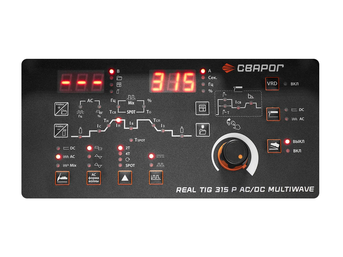 Аргонодуговой сварочный аппарат TIG 315 P AC/DC MULTIWAVE "REAL" (E30301)