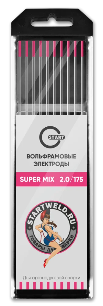START SUPER MIX 2,0х175 Вольфрамовый электрод (розовый) WE20175