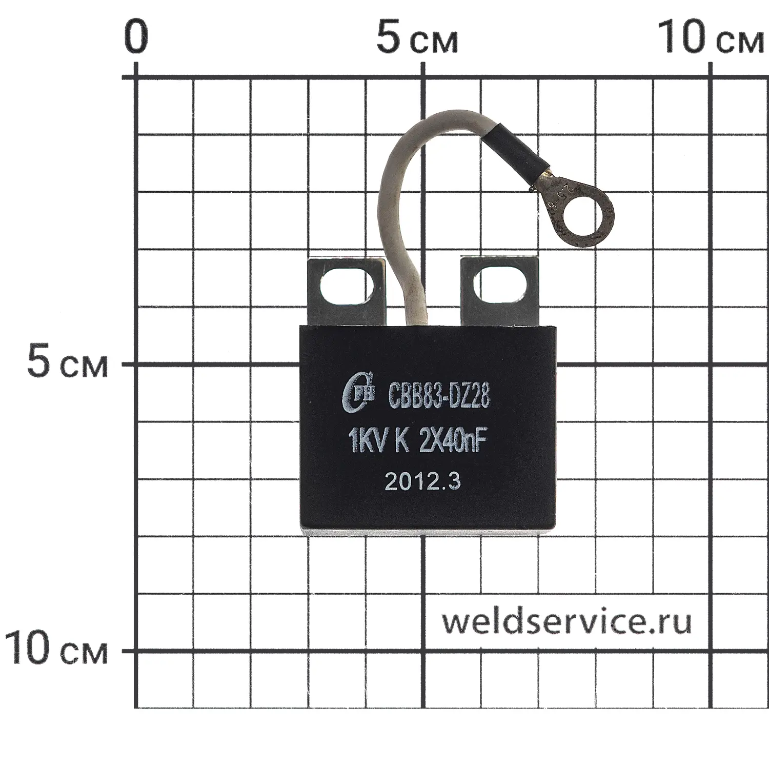 Конденсатор 2x40нФ-1000В