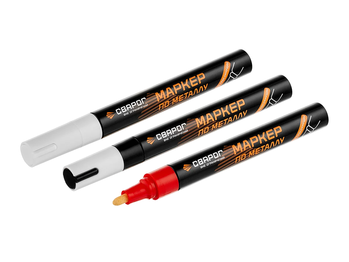 Маркер по металлу 3 мм  , красный