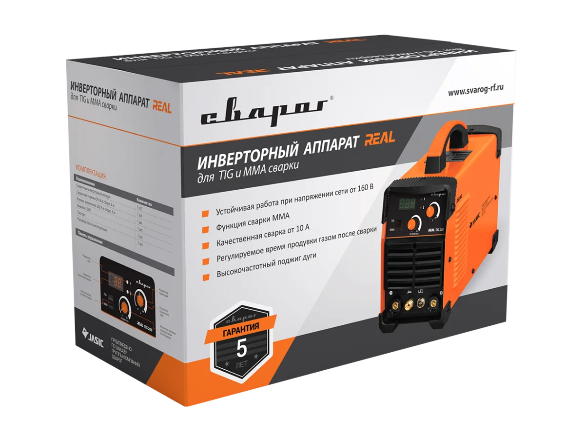Аргонодуговой сварочный аппарат REAL TIG 200 (W223)