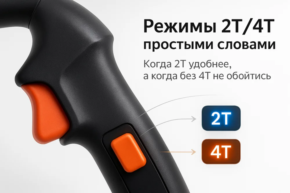 Режим сварки 2Т/4Т