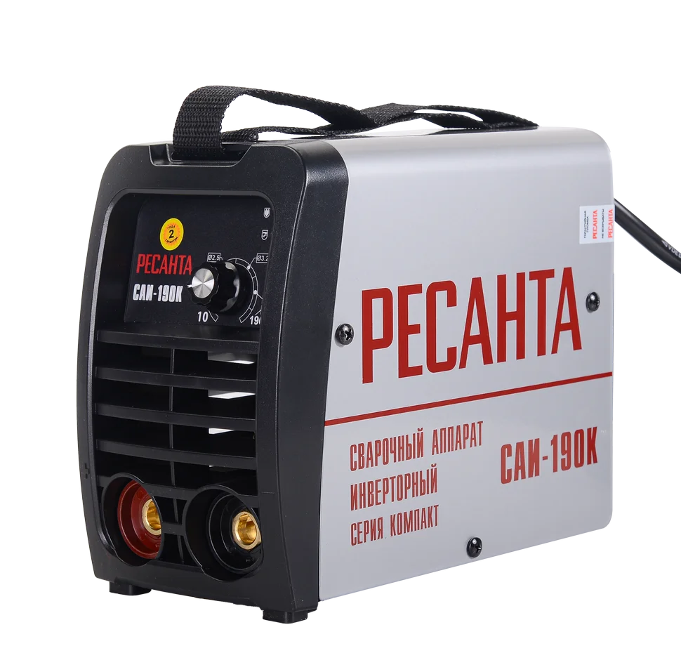 Сварочный аппарат инверторный Ресанта САИ 190К (компакт) сварочный аппарат MMA