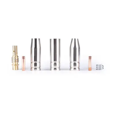 Varteg Набор комплектующих MIG-15 (2 наконечника, 3 сопла, 1 спираль к соплу, 1 диффузор газ., для серии UnoMig-15/MB-15AK/TBI-150/ERGOPLUS 15, пр-во FoxWeld/КНР)