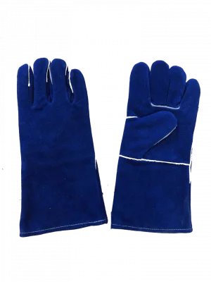 Краги спилковые (СИНЕВА)