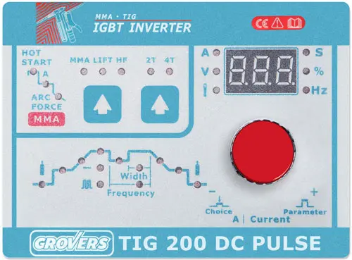 Сварочный инвертор GROVERS TIG 200 DC PULSE