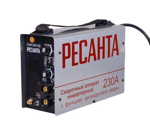 Сварочный аппарат инверторный Ресанта САИ-230 АД (аргонодуговой) сварочный аппарат MMA