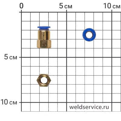 Штуцер Ф8-М10 внутренний