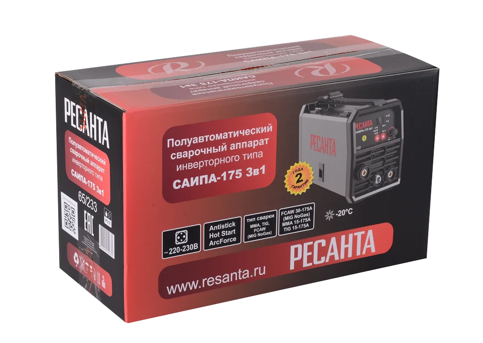 Сварочный полуавтомат САИПА-175 3в1 Ресанта