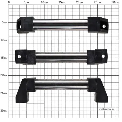 Ручка турель с крепежом 227 мм