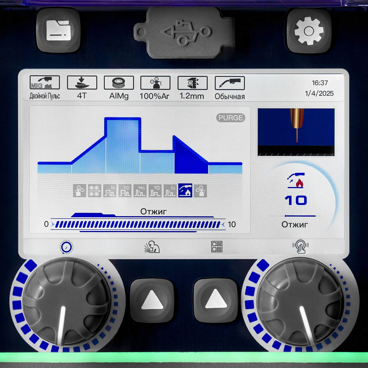 Сварочный полуавтомат ПТК HANKER MIG 200 DP PFC LCD H60