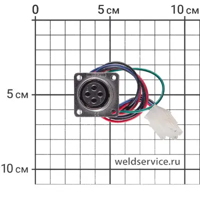 Разъём 4 pin-20 панельный MZ