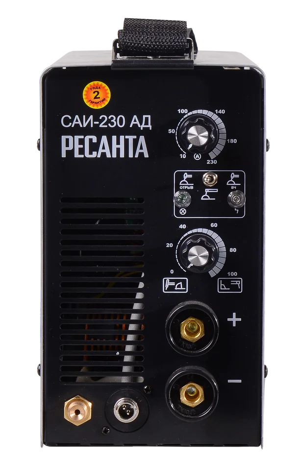 Сварочный аппарат инверторный Ресанта САИ-230 АД (аргонодуговой) сварочный аппарат MMA