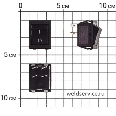 Выключатель питания 20А (KR2-11-201)