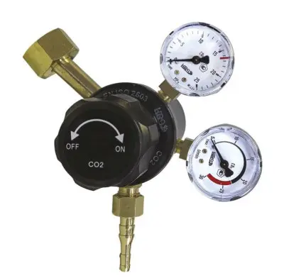 Регулятор для углекислого газа У 30 КРП KRASS с встроенным подогревателем 36V