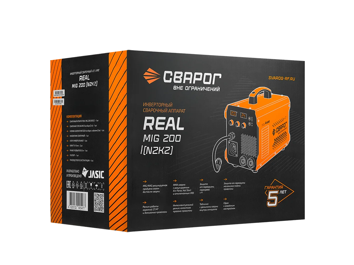 REAL MIG 200 N2K2 сварочный полуавтомат 220 В