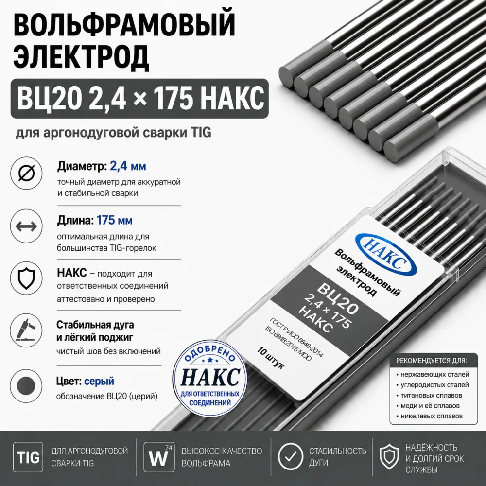 ВЦ 2,4 Х 175 НАКС