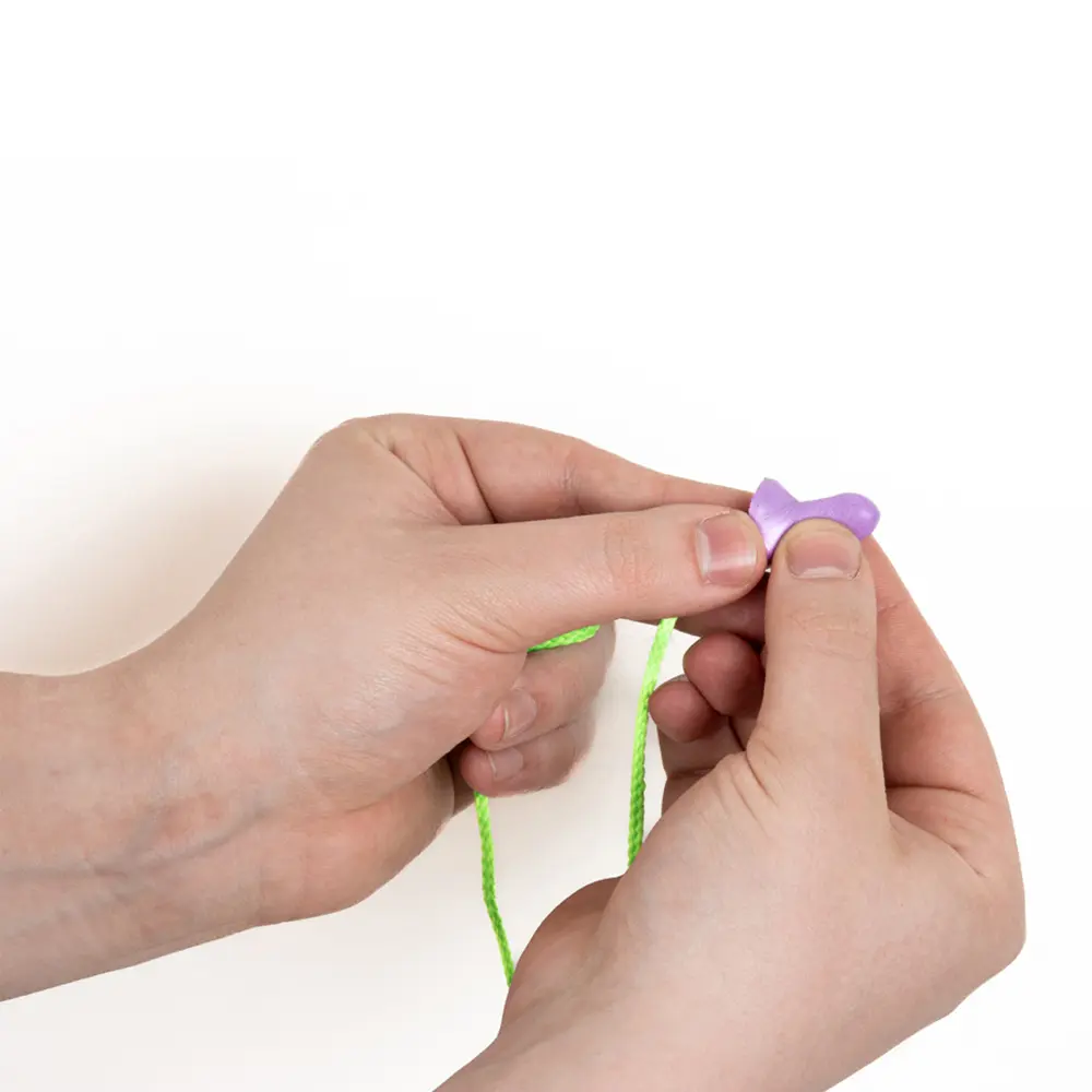 Противошумные беруши в форме колокольчика на шнурке (37 дБ) JEM-637-C