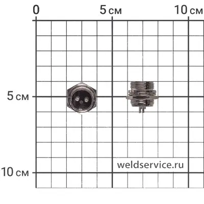 Разъём 2 pin панель