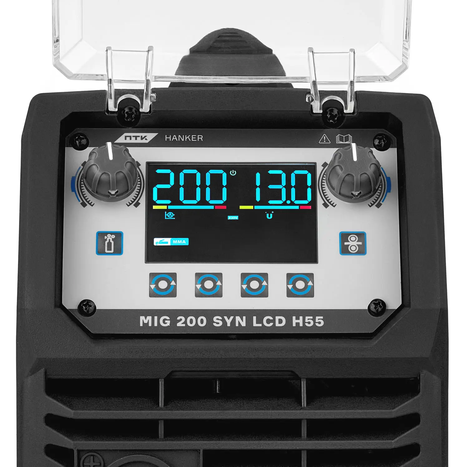 Сварочный полуавтомат ПТК HANKER MIG 200 SYN LCD H55