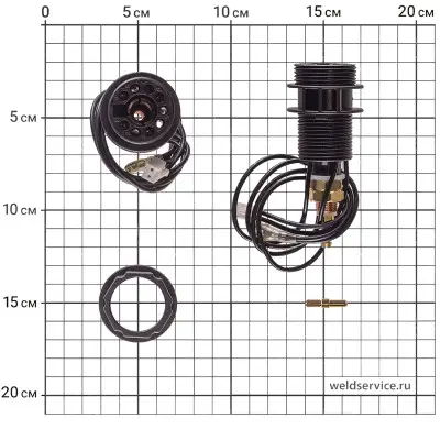 Разъём плазмотрона панельный CUT45(L202)