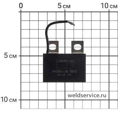 конденсатор 2х0,39 mf 1200V