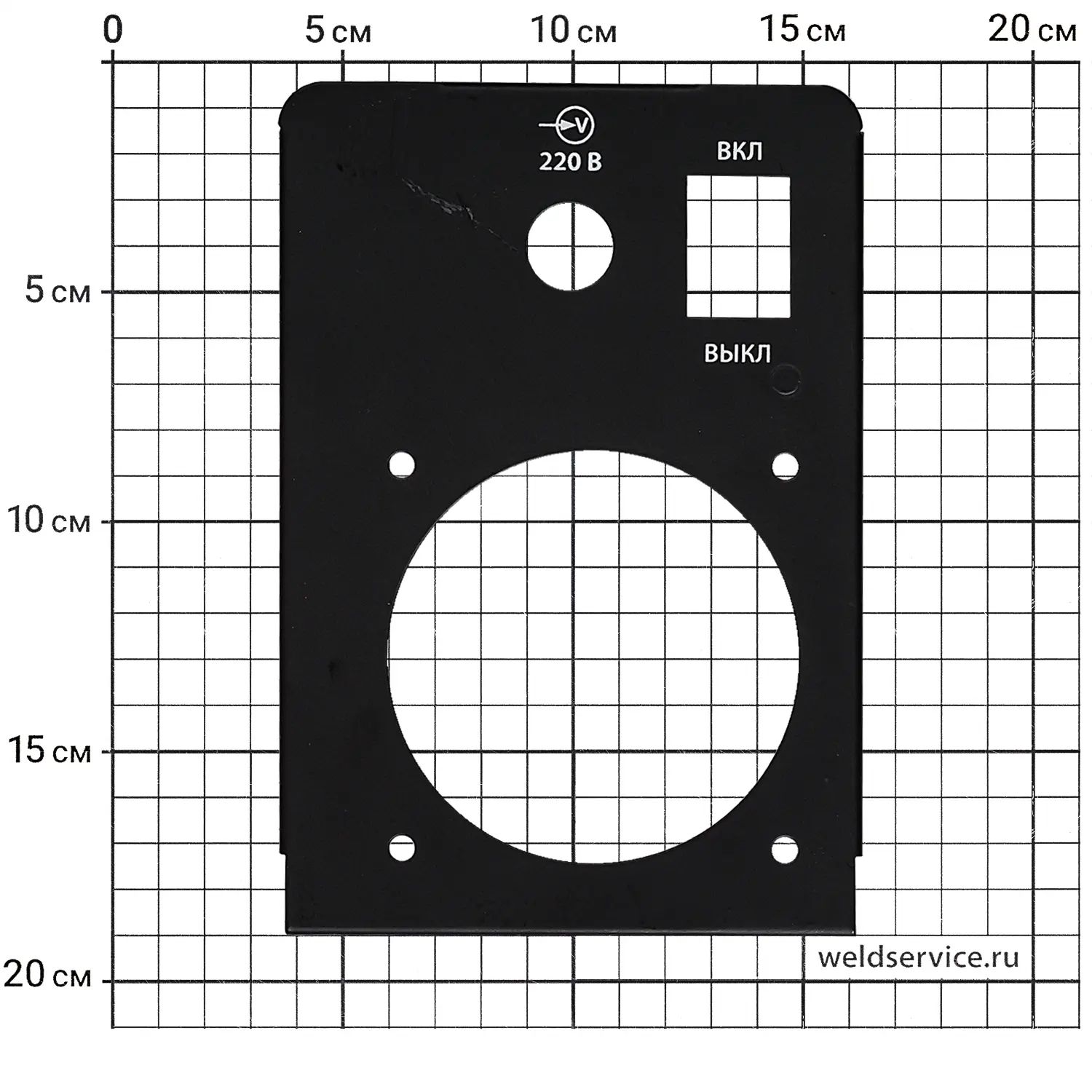 Панель задняя металл (ARC160(Z240)
