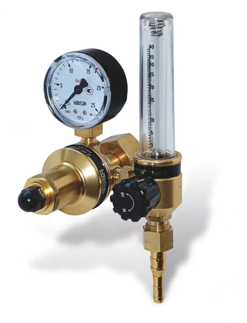 Регулятор для аргона и углекислого газа KRASS У 30/АР 40 КР Р с ротаметром