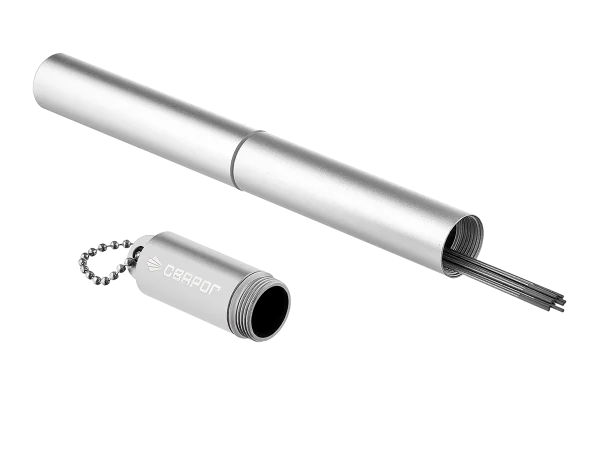 Белый пенал для хранения вольфрамовых электродов