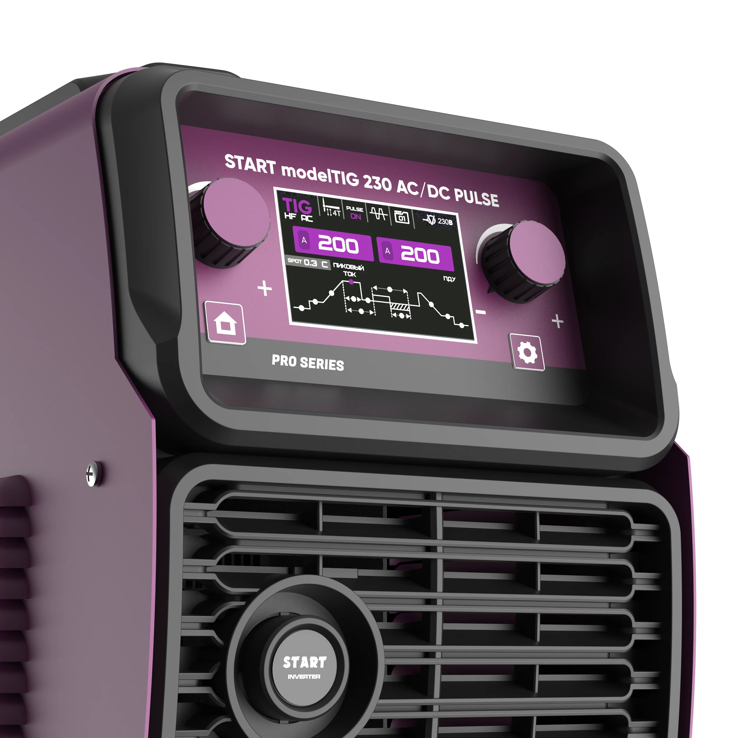START modelTIG 230 AC/DC PULSE Установка аргонодуговой сварки 3W230AP