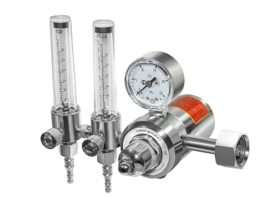 РЕГУЛЯТОР РАСХОДА УНИВЕРСАЛЬНЫЙ СВАРОГ У-30/АР-40-П-36-Р-2 (с ротаметром, подогреватель на 36В)