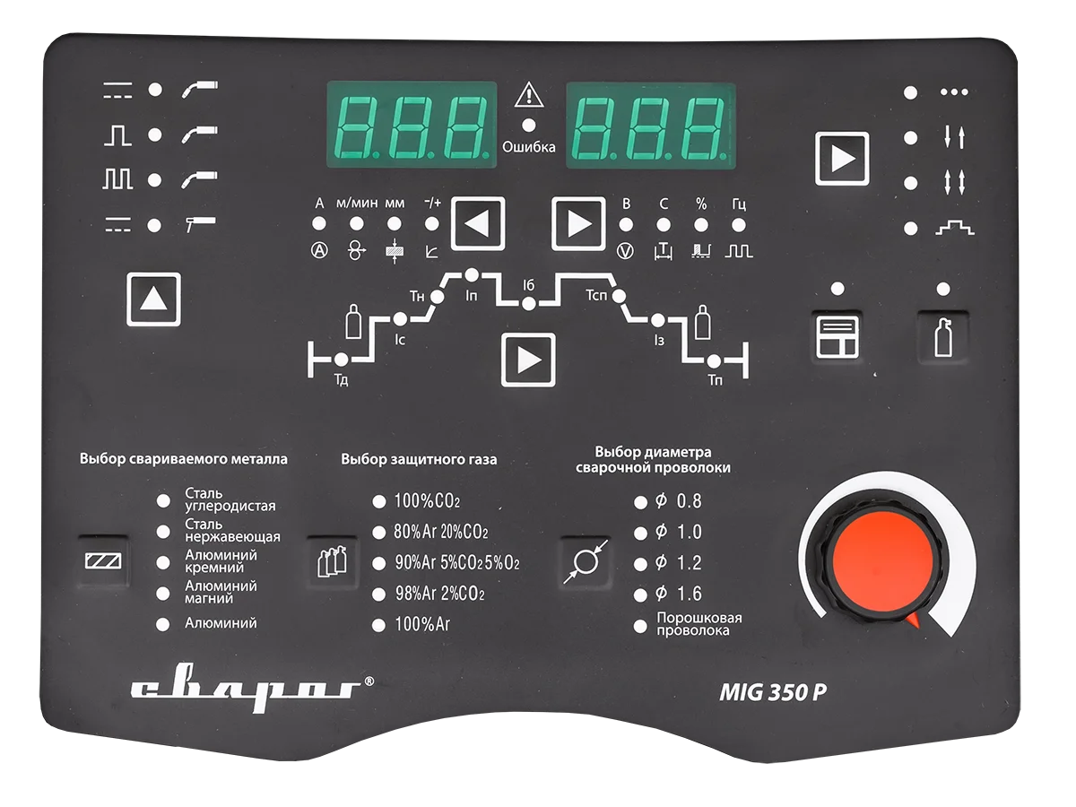ПОЛУАВТОМАТ ДЛЯ СВАРКИ АЛЮМИНИЯ  TECH MIG 350 P (N316)