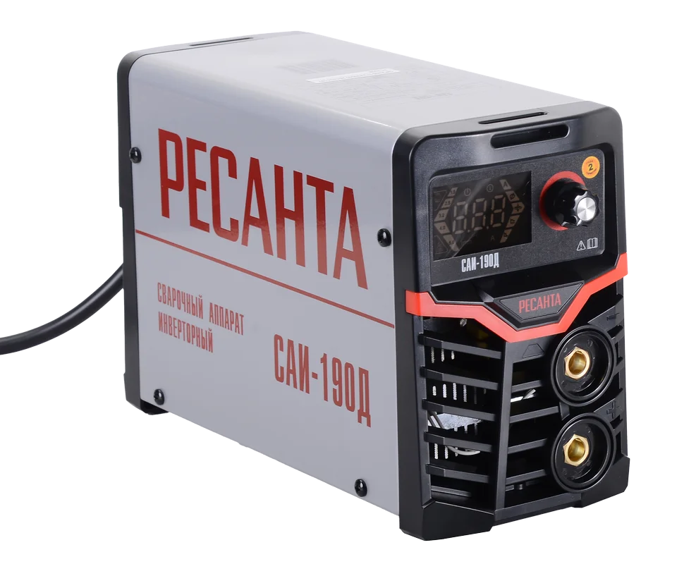 Сварочный аппарат инверторный Ресанта САИ-190Д сварочный аппарат MMA