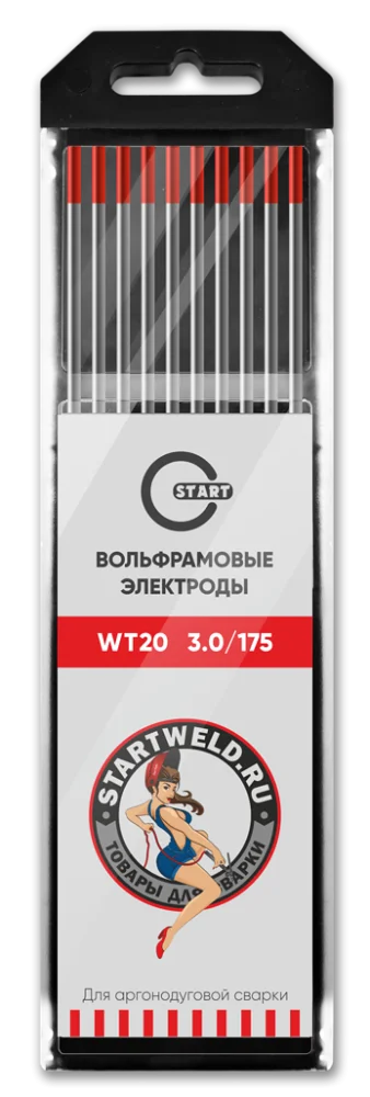 START WT 20 3,0х175 Вольфрамовый электрод (красный) WT2030175