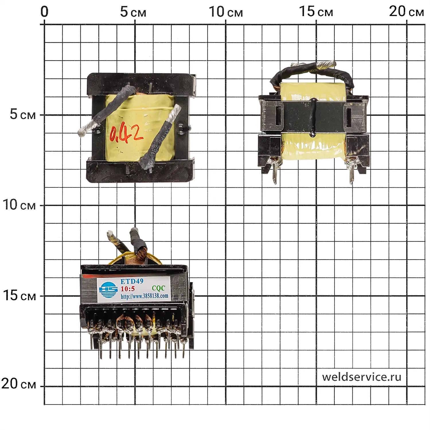 Трансформатор ETD49 10:5 (ARC500(R11))