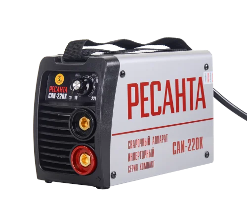 Сварочный аппарат инверторный Ресанта САИ 220К (компакт) сварочный аппарат MMA