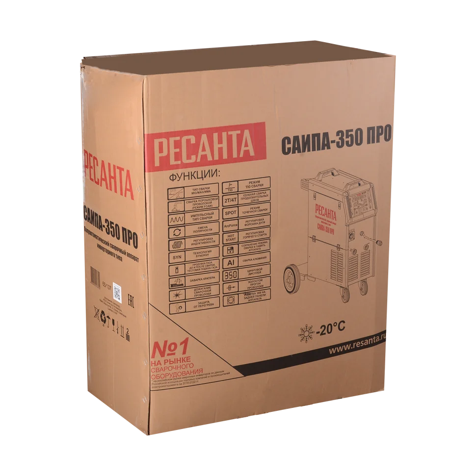 Сварочный полуавтомат Ресанта САИПА-350 ПРО (MIG/MAG)