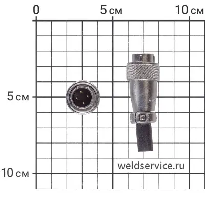 Разъём 4 pin-16 кабельный MZ