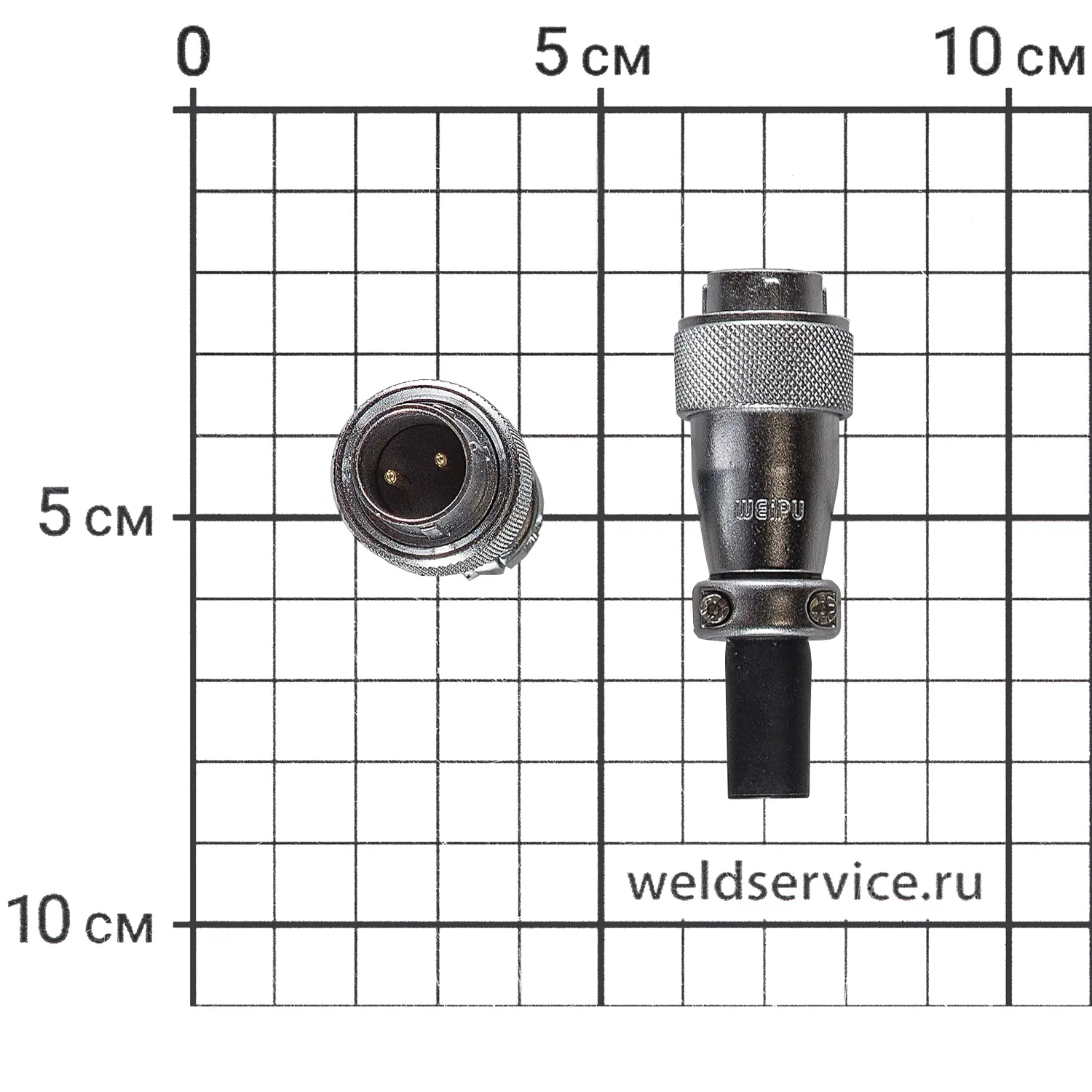 Разъём 2 pin кабельный (MZ-1250)